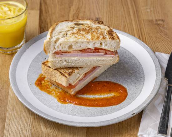 Ham, Cheese and Tomato Toastie