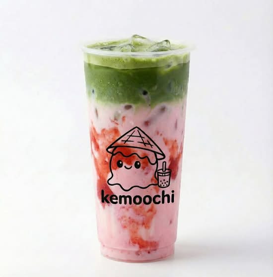Matcha Fruit Latte