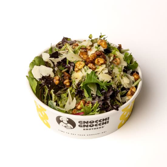 House Salad with Caramelised Walnuts & Parmesan