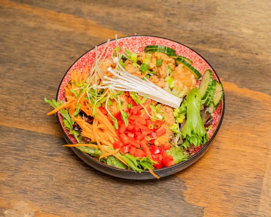Crispy Chicken Poke Bowl