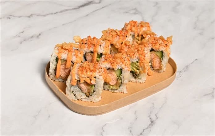 Spicy Tempura Salmon Roll
