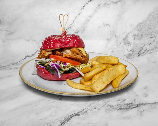 Chicken Schnitzel Burger