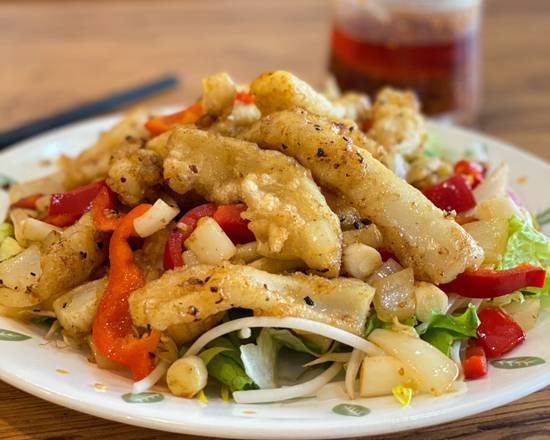 Spicy Squid with Salt, Pepper and Chilli