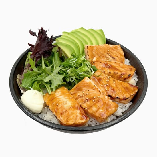 Aburi Salmon Rice Bowl
