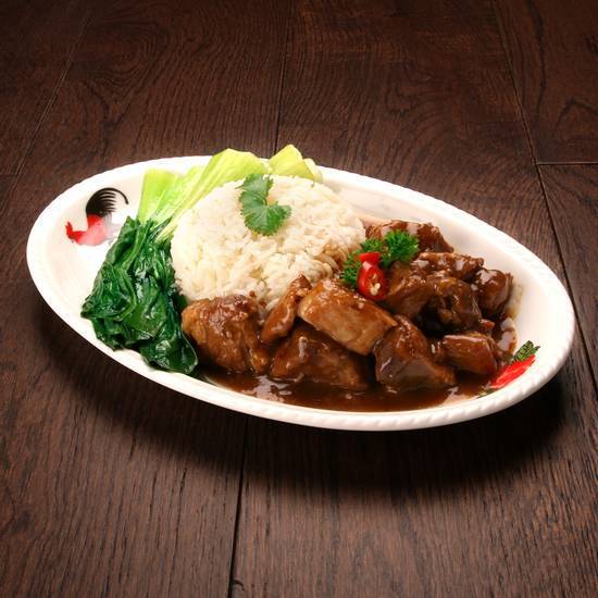 Beef Brisket on Rice