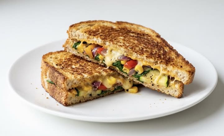 Mixed Veg & Cheese Toastie