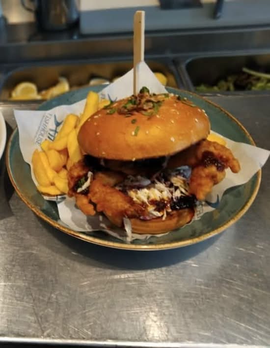 Soft Shell Crab Burger & Chips