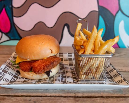 Chicken Schnitzel Burger
