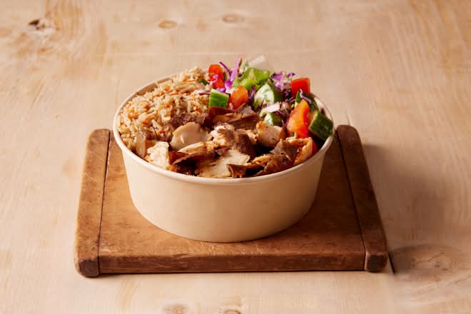 Served with Mixed Meat, Mix Salad, Persian Rice and Sauce of your choice