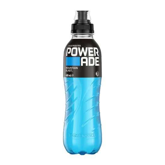 Powerade 600ml Mountain Blast (Blue)