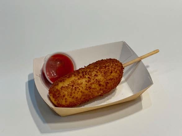 Half Cheese Hot Dog