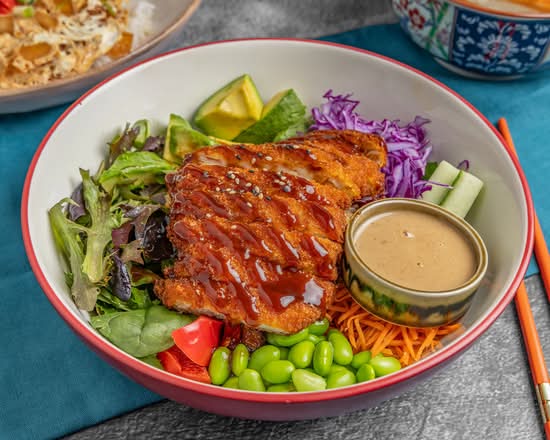 Chicken Katsu Poke Bowl