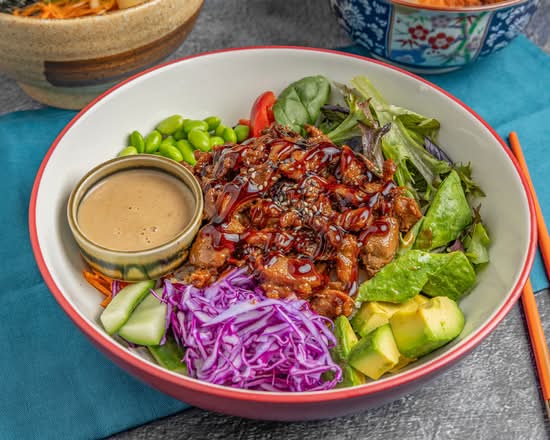 Teriyaki Chicken Poke Bowl
