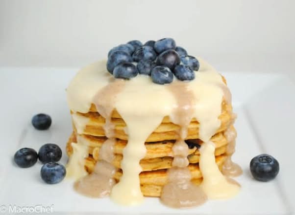 WHITE chocolate and blueberry