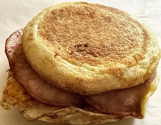 Egg, Bacon and Cheese Muffin