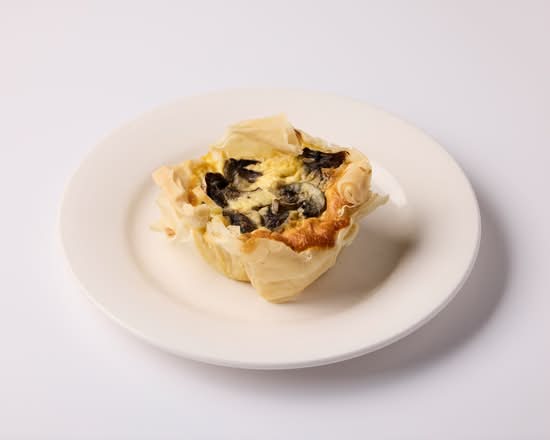 Chicken & mushroom quiche