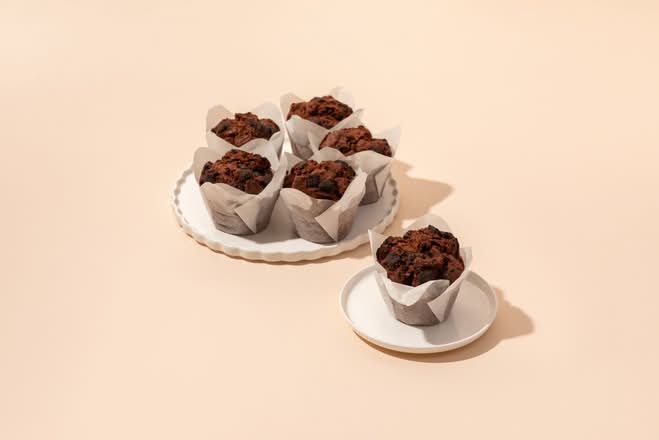 Double chocolate muffin