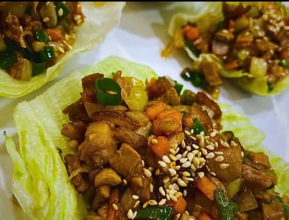 😋（GF）Chicken San Choy Bao (4 Pcs)