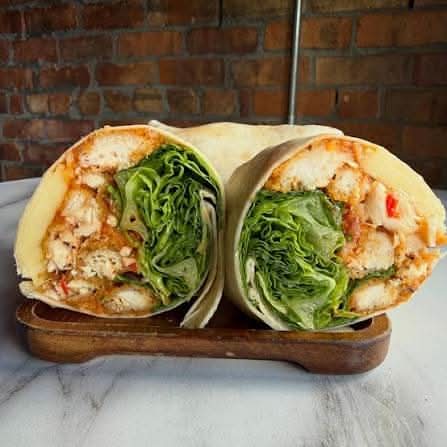 Chicken Schnitzel Wrap