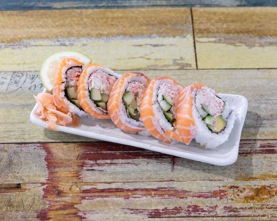 Crab and Salmon Roll