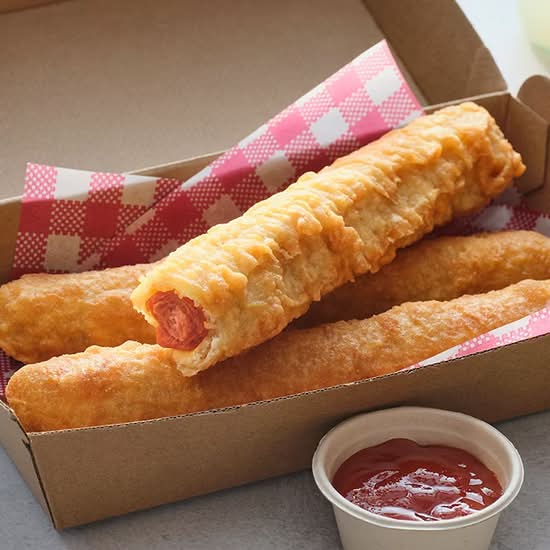 Hot Dog in Batter