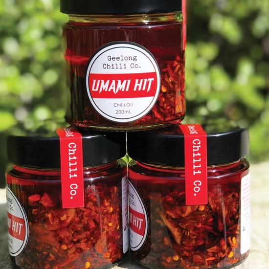 Geelong Chilli Co, Chilli Oil
