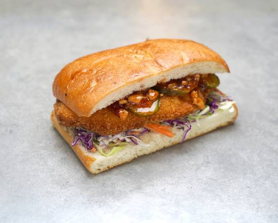 Chilli Crack Schnitzel Sandwich