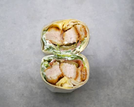 Chicken Schnitzel Wrap