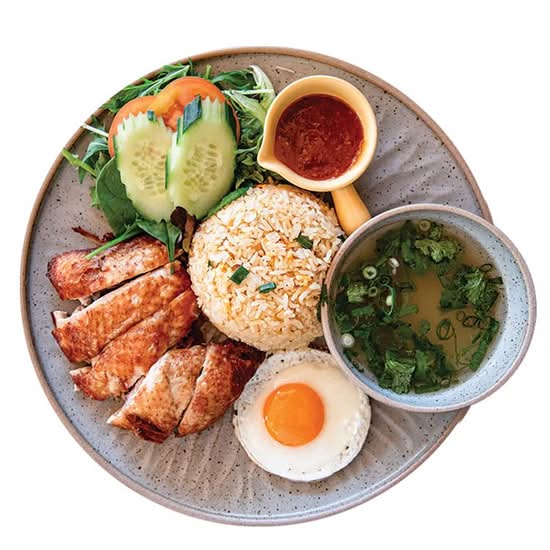 Cơm Rang Gà Giòn