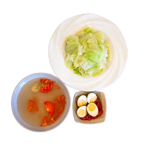 Bắp Cải, Trứng Luộc