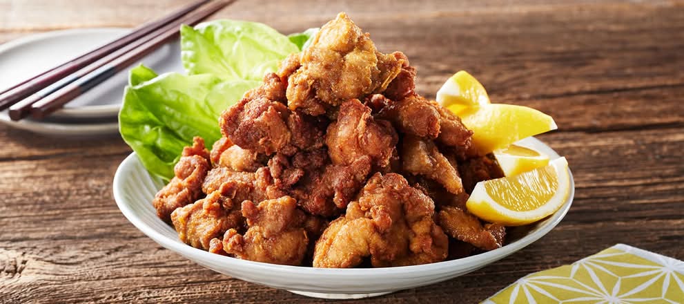 Karaage Chicken (GF) With Aioli Sauce/ Sweet Chilli