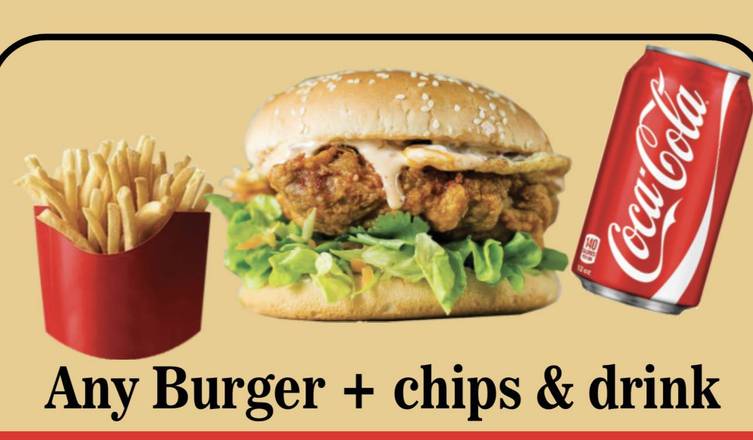 Chicken Burger Combo