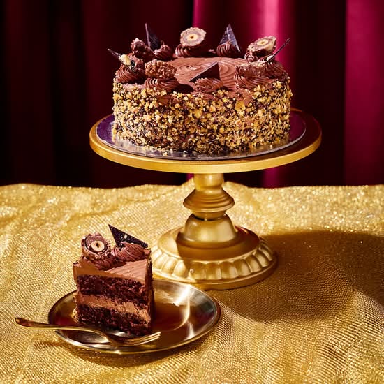 Rocher Chocolate Hazelnut Cake