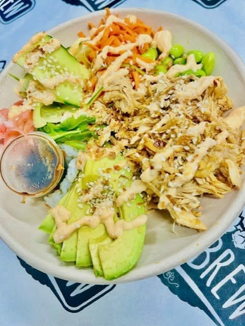 Teriyaki Chicken Poke Bowl
