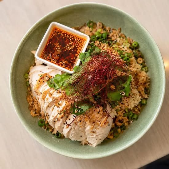Poached Chicken Rice Bowl
