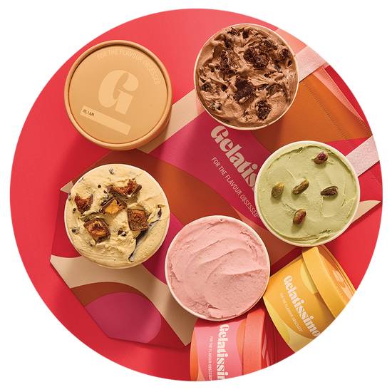 4 Pack Gelato Tubs (1L)