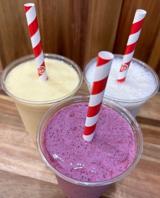 Fresh Fruit Smoothies - Mixed Berry, Banana & Mango