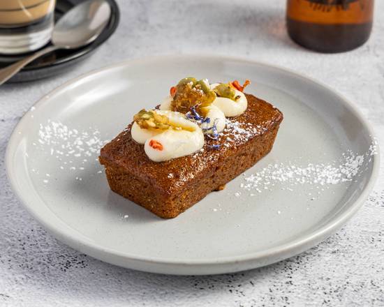 VEGAN Carrot Cake with Lemon Icing