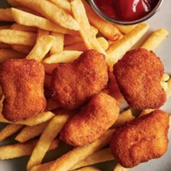 Kids Chicken Nuggets And Chips