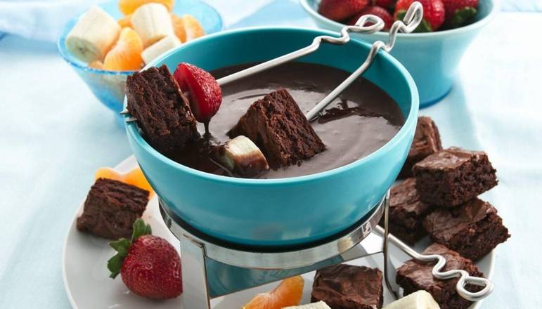 Belgian Chocolate Brownie Fondue - Full Box