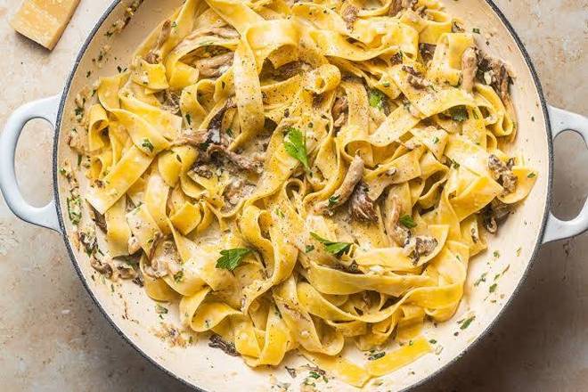 Wild Mushroom Pappardelle