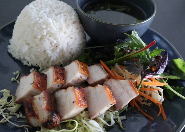 Roast Pork with Steam Rice