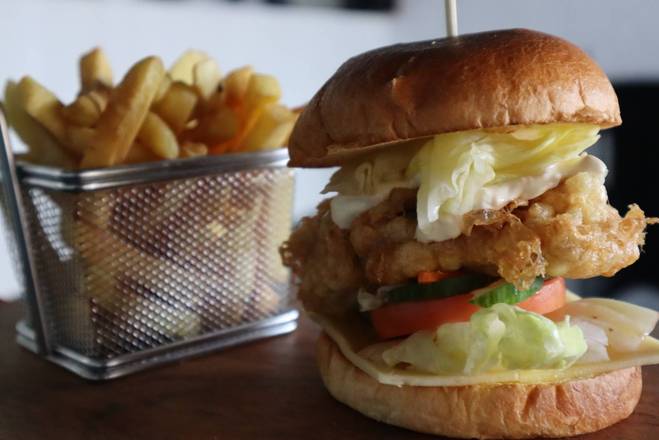 Nanban Chicken Burger with Chips
