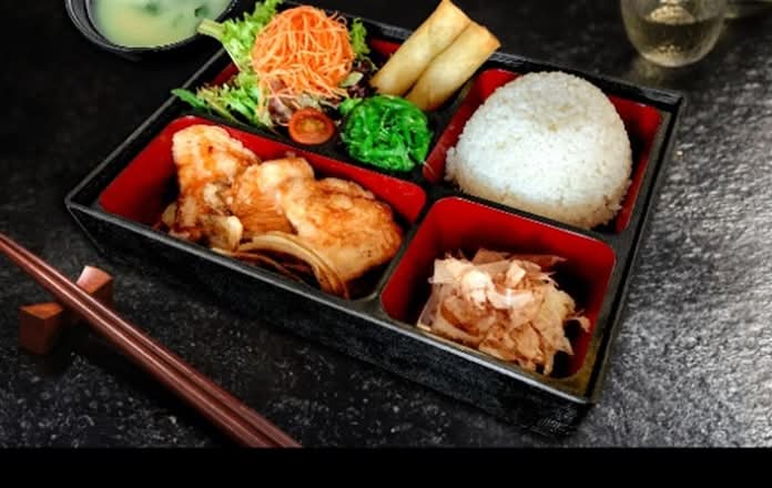 Teriyaki Salmon Bento (A)