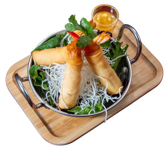 GOLDEN CRISPY PRAWN ROLLS(4pcs)(I)