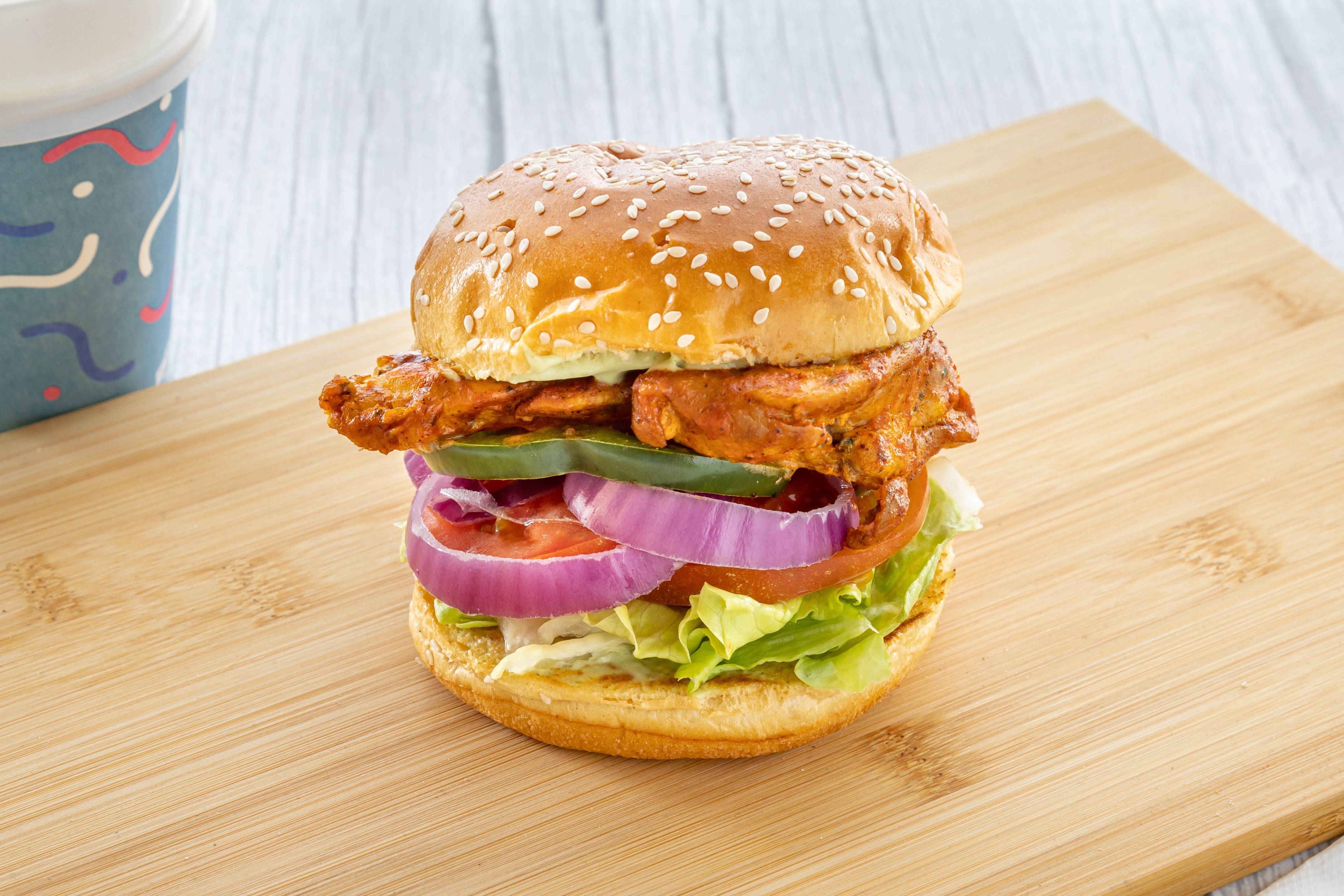 Tandoori Chicken Tikka Burger
