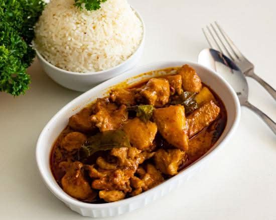 Curry Chicken Rice Set