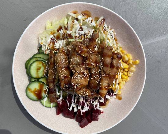 Teriyaki Chicken Poke Bowl