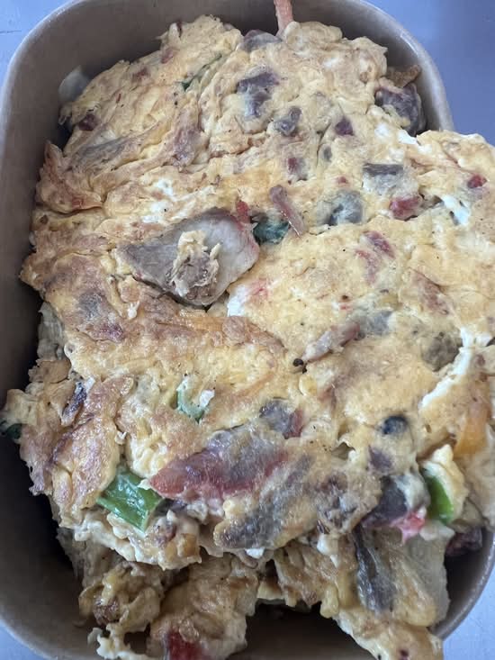 BBQ Pork Omelette