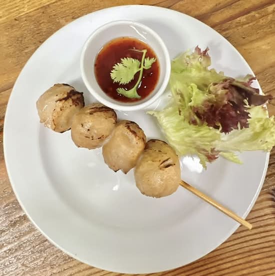 Grill pork ball $5 per skewer